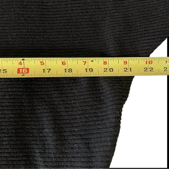 TRUTH by Republic Ribbed Black Dolman Cardigan Size L - Picture 8 of 12